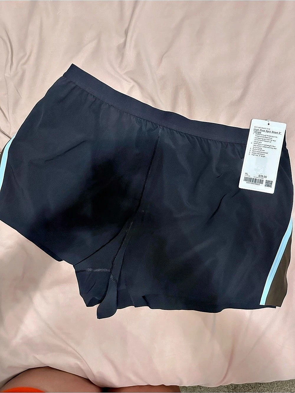 NWT Lululemon High-Rise Split Short 3"